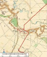 , Mârşa, La ieşirea din sat<br /><a href='http://foto.cimec.ro/RAN/i1/4F9E8E4FDF25400B93E71ADAA54C1A15.jpg' target=_blank>Priveşte aceeaşi imagine într-o fereastră nouă</a>. Autor: Vasile Cotiugă. Titlu: Harta topografică 1:25000 cu situl arheologic Mârșa - La ieșirea din sat. Sursa: Vasile Cotiugă, Studiu istoric de fundamentare a documentaţiei de urbanism pentru P.U.G. com. Mârșa, jud. Giurgiu, 0. 105, fig 97