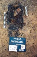 Chronicle of the Archaeological Excavations in Romania, 2001 Campaign. Report no. 181, Roşia Montană, Hop.<br /> Sector Imagini-detaliu-necropola.<br /><a href='http://foto.cimec.ro/cronica/2001/181/Imagini-detaliu-necropola/059.JPG' target=_blank>Display the same picture in a new window</a>