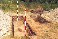 Chronicle of the Archaeological Excavations in Romania, 2002 Campaign. Report no. 2, Gura Cornei, Valea Seliştei.<br /> Sector foto.<br /><a href='http://foto.cimec.ro/cronica/2002/002/foto/09-pl-ix-6.jpg' target=_blank>Display the same picture in a new window</a>. Title: foto