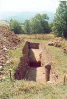 Chronicle of the Archaeological Excavations in Romania, 2002 Campaign. Report no. 2, Gura Cornei, Valea Seliştei.<br /> Sector foto.<br /><a href='http://foto.cimec.ro/cronica/2002/002/foto/20-pl-xx-27.jpg' target=_blank>Display the same picture in a new window</a>. Title: foto