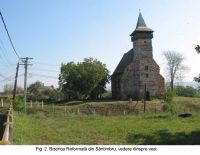 Chronicle of the Archaeological Excavations in Romania, 2003 Campaign. Report no. 172, Sântimbru, Biserica Reformată<br /><a href='http://foto.cimec.ro/cronica/2003/172/santimbru-biserica-reformata-2.JPG' target=_blank>Display the same picture in a new window</a>
