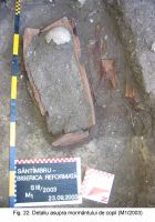 Chronicle of the Archaeological Excavations in Romania, 2003 Campaign. Report no. 172, Sântimbru, Biserica Reformată<br /><a href='http://foto.cimec.ro/cronica/2003/172/santimbru-biserica-reformata-22.JPG' target=_blank>Display the same picture in a new window</a>
