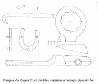 Chronicle of the Archaeological Excavations in Romania, 2003 Campaign. Report no. 174, Sibiu, str. Avram Iancu nr. 11<br /><a href='http://foto.cimec.ro/cronica/2003/174/5sibiu-plansa-v.jpg' target=_blank>Display the same picture in a new window</a>