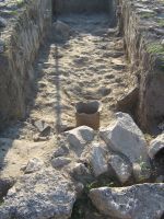 Chronicle of the Archaeological Excavations in Romania, 2007 Campaign. Report no. 1, Adamclisi, Cetate.<br /> Sector basilica-cu-transept.<br /><a href='http://foto.cimec.ro/cronica/2007/001-ADAMCLISI-CT-TropaeumTraiani-C/basilica-cu-transept/img-7952.JPG' target=_blank>Display the same picture in a new window</a>. Title: basilica-cu-transept