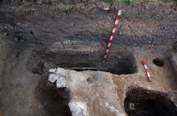 Cronica Cercetărilor Arheologice din România, Campania 2008. Raportul nr. 30, Frumuşeni, Mănăstirea Bizere (Fântâna Turcului)<br /><a href='http://foto.cimec.ro/cronica/2008/030/cimitir.JPG' target=_blank>Priveşte aceeaşi imagine într-o fereastră nouă</a>
