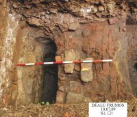 Chronicle of the Archaeological Excavations in Romania, 2009 Campaign. Report no. 119, Dealu Frumos<br /><a href='http://foto.cimec.ro/cronica/2009/preventive/119/4-s1-detaliu-podea-colaterala.jpg' target=_blank>Display the same picture in a new window</a>