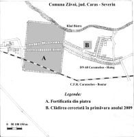 Chronicle of the Archaeological Excavations in Romania, 2009 Campaign. Report no. 172, Zăvoi, Cimitirul ortodox<br /><a href='http://foto.cimec.ro/cronica/2009/preventive/172/Pl-I-Zavoi-2009.jpg' target=_blank>Display the same picture in a new window</a>