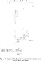 Cronica Cercetărilor Arheologice din România, Campania 2009. Raportul nr. 11, Capidava, Cetate.<br /> Sectorul 5-sector-VIII.<br /><a href='http://foto.cimec.ro/cronica/2009/sistematice/011/5-sector-VIII/fig3.jpg' target=_blank>Priveşte aceeaşi imagine într-o fereastră nouă</a>. Titlu: 5-sector-VIII