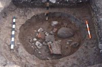 Chronicle of the Archaeological Excavations in Romania, 2011 Campaign. Report no. 8, Călugăreni, Ţinutul Cetăţii (Cetatea Veche)<br /><a href='http://foto.cimec.ro/cronica/2011/008/S2-Fantana.JPG' target=_blank>Display the same picture in a new window</a>