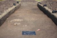 Chronicle of the Archaeological Excavations in Romania, 2011 Campaign. Report no. 8, Călugăreni, Ţinutul Cetăţii (Cetatea Veche)<br /><a href='http://foto.cimec.ro/cronica/2011/008/S2-locuinta-vedere-generala.JPG' target=_blank>Display the same picture in a new window</a>