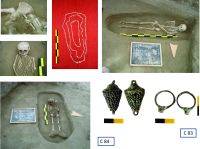 Cronica Cercetărilor Arheologice din România, Campania 2015. Raportul nr. 83, Capidava, Cetate.<br /> Sectorul sector-X.<br /><a href='http://foto.cimec.ro/cronica/2015/083-Capidava/pl-5-extramuros-morminte-de-inhumatie-descoperite-in-necropo.jpg' target=_blank>Priveşte aceeaşi imagine într-o fereastră nouă</a>
