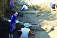 Chronicle of the Archaeological Excavations in Romania, 2016 Campaign. Report no. 33, Hârşova, Tell<br /><a href='http://foto.cimec.ro/cronica/2016/033-Harsova-CT-Punct-Tell/fig-1-sc-pp-aspect-sapatura.jpg' target=_blank>Display the same picture in a new window</a>