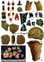Chronicle of the Archaeological Excavations in Romania, 2016 Campaign. Report no. 76, Tăcuta, Dealul Miclea (Paic)<br /><a href='http://foto.cimec.ro/cronica/2016/076-Tacuta-VS-Punct-Dealul-Miclea-Paic/fig-6-tacuta-017-pottery-artefacts.jpg' target=_blank>Display the same picture in a new window</a>