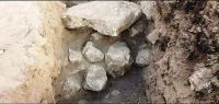 Chronicle of the Archaeological Excavations in Romania, 2019 Campaign. Report no. 2, Adamclisi, Cetate<br /><a href='http://foto.cimec.ro/cronica/2019/01-sistematice/002-adamclisi-ct-tropaeumtraiani-sector-c-s-copie/fig-2-blocuri-de-calcar.JPG' target=_blank>Display the same picture in a new window</a>