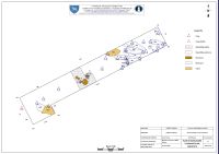 Cronica Cercetărilor Arheologice din România, Campania 2020. Raportul nr. 51, Târgovişte, Curtea Domnească din Calea Domnească<br /><a href='http://foto.cimec.ro/cronica/2020/01-Sistematice/051-targoviste/planamplasaresectiuni-a3-150-faza-1.jpg' target=_blank>Priveşte aceeaşi imagine într-o fereastră nouă</a>