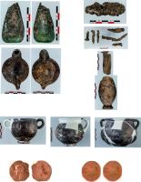 Chronicle of the Archaeological Excavations in Romania, 2020 Campaign. Report no. 80, Isaccea<br /><a href='http://foto.cimec.ro/cronica/2020/02-Preventive/080-isaccea/pl-2-p9-cx1-inventar-funerar.jpg' target=_blank>Display the same picture in a new window</a>